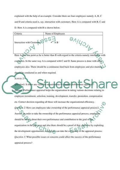 Performance Management