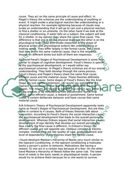 Basic Psychological Theories