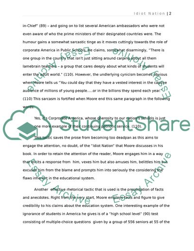 The Incompetent Education System: Idiot Nation by Michael Moore