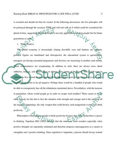 The Most Basic Principle of Living Your Best Life Now