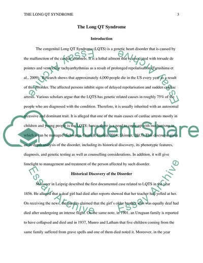 The Long QT Syndrome