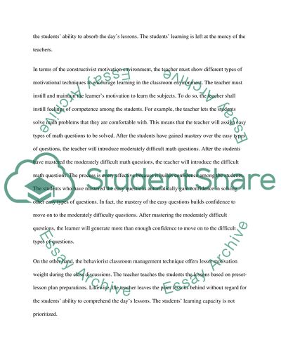 Classroom Management