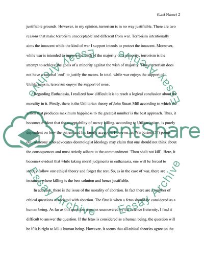 Philosophy of Life and Death