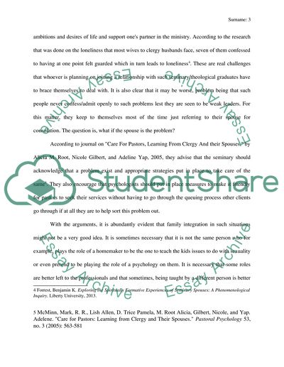 Family Integration Reflection