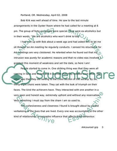 Group Counseling Session and its Leader Observation