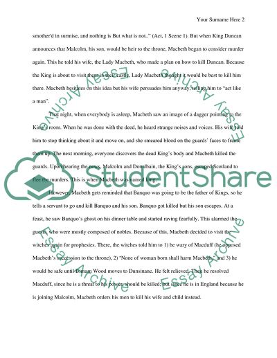 Imagery of darkness in Macbeth