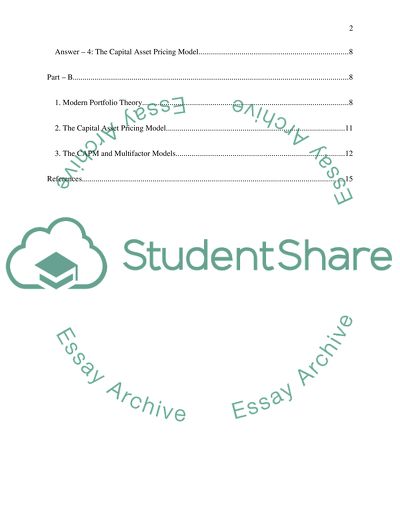 Investment Finance-II Assignment
