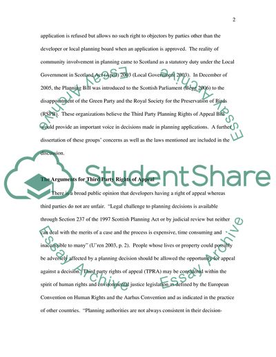 Scotland Planning Law