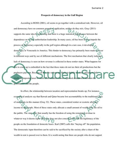 Oil Wealth and Democratization in the Arab Gulf