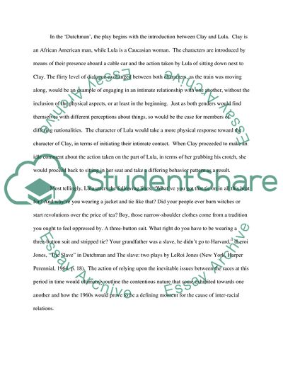 Dutchman and The Slave by Leroi Jones, Also known as Amiri Baraka