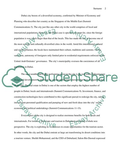 Topic: City, region or area not in the United States