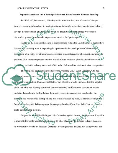 News Conference Assignment