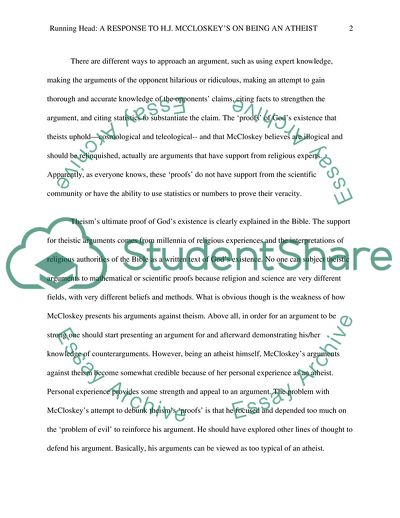 Philosophy of Religion - Atheism