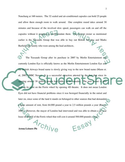 Two Companies in the Leisure Industry