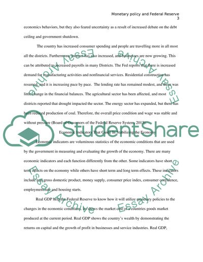 The Role of Fed in the Current Economy