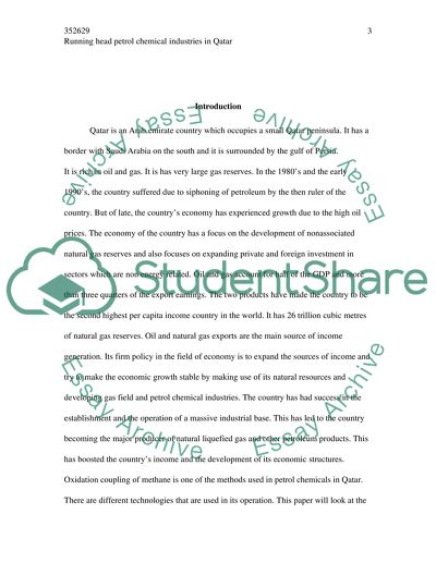 The Petrochemical Industries in Qatar