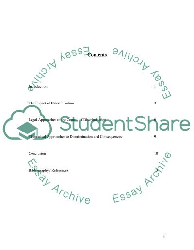 The Impact of Discrimination on Individuals