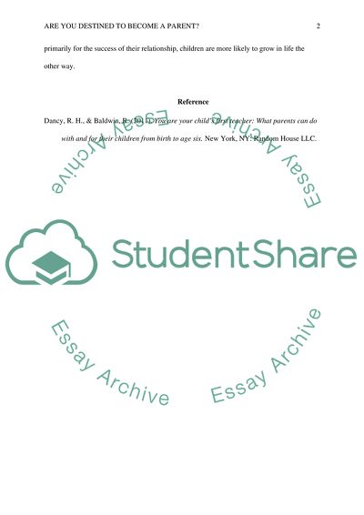 Are You Destined to Become a Parent