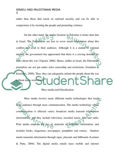Israeli and Palestinian