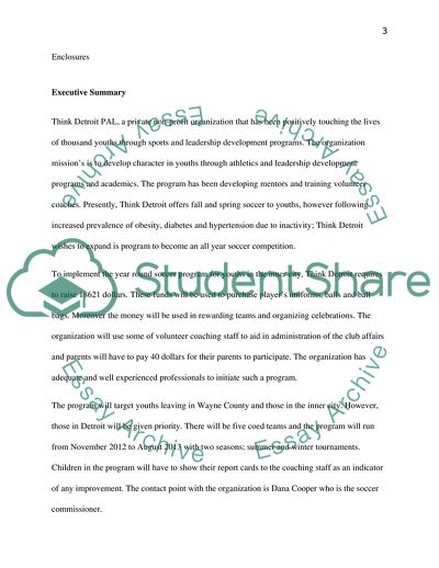 All Year-Round Soccer Pilot Program Grant Proposal