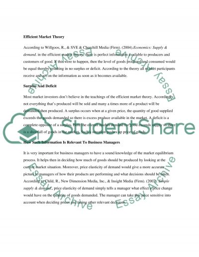 market equilibration process essay market equilibration process essay