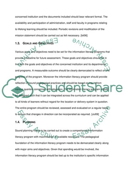 Information Literacy: Essential Skills for the Information Age