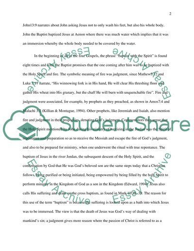 The Role of the Holy Spirit in the Sacrament of Baptism