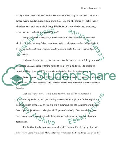 Deer Hunting Protest