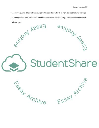 The Key Agent of Socialization