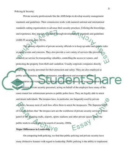 Romeo And Juliet Essay Thesis High School Admission Essay Samples also Health And Fitness Essay Public Policing Vs Private Security Comparison Paper Essay Example Essay Thesis