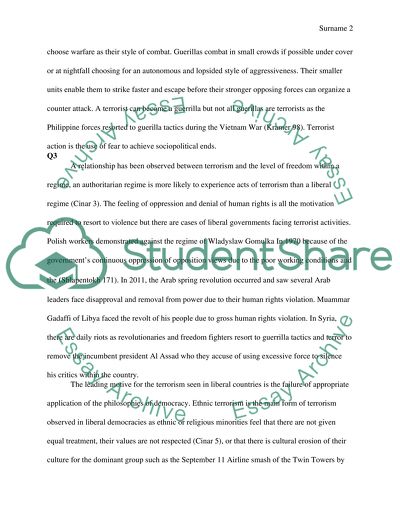 Understanding Terrorism