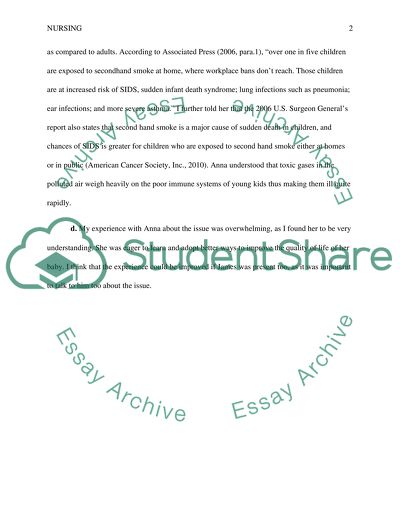 Teaching Plan against Smoking