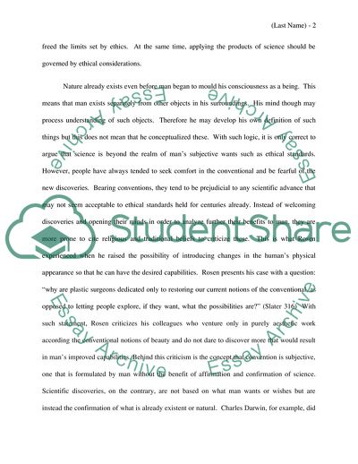 Science and Ethics: Achieving Harmony