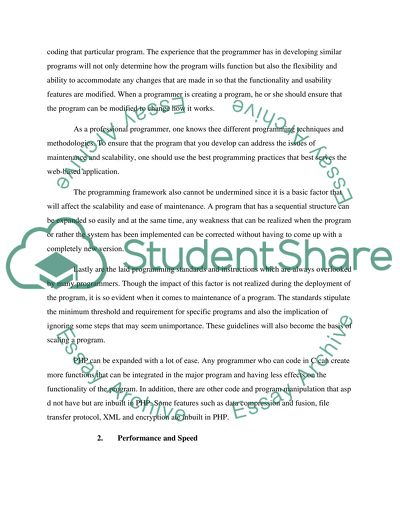 PHP Benefits vs. ASP.net