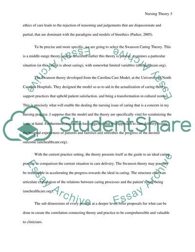 Various Classifications of Nursing Theories