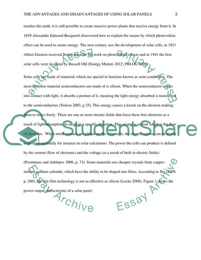 the-advantages-and-disadvantages-of-using-solar-panels-and-where-it-essay