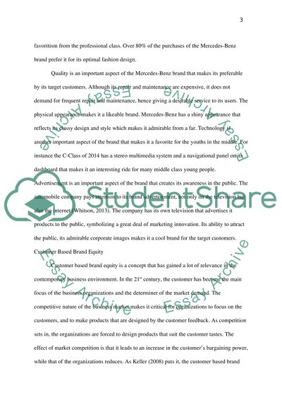 Brand Management: Mercedes