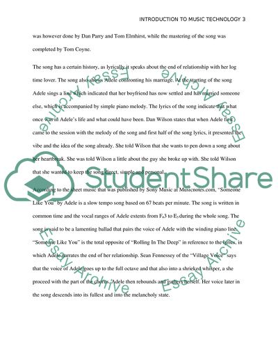 Introduction to Music Technology