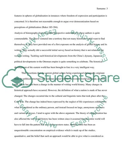 Critical Analysis of A Global History of Modern Historiography by Georg Iggers and Edward Wang