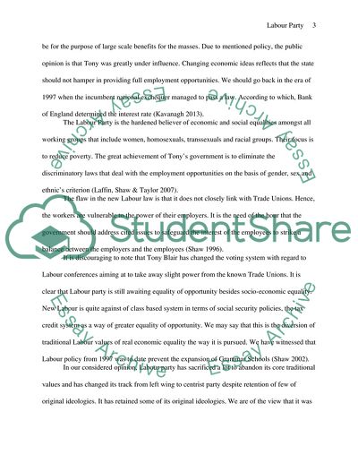 To What Extent is the Labour Party Still Committed to its Traditional Principles