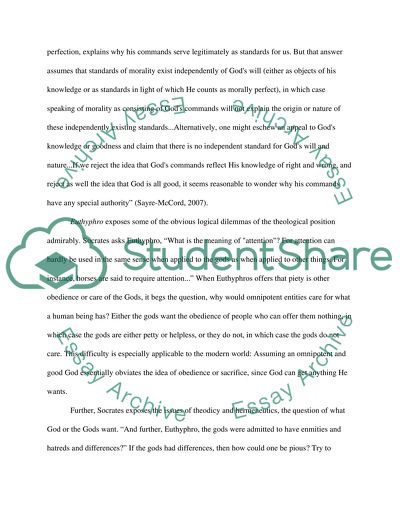 The Will of God and Ethics