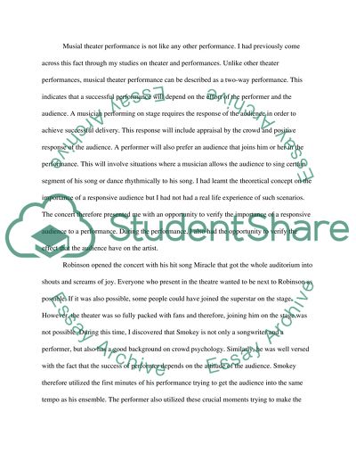 Concert Report on Smokey Robinson