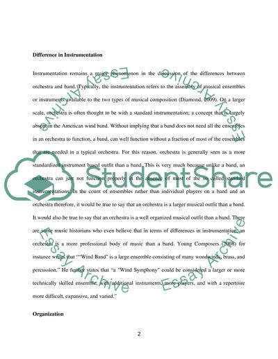 Overview of Symphony Orchestra and Wind Band as different Entities of Music