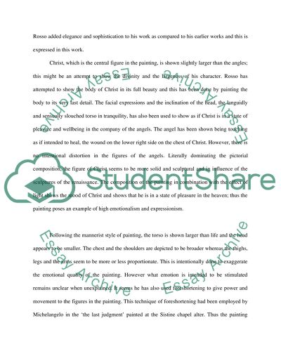 The Dead Christ with Angels Painting by Rosso Fiorentino