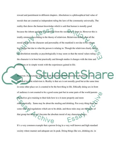 Moral Attitudes and Moral Ethics