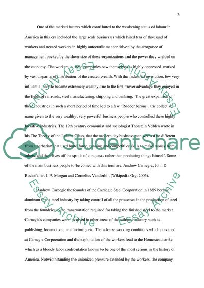 History of America During the Period of 1865 1900