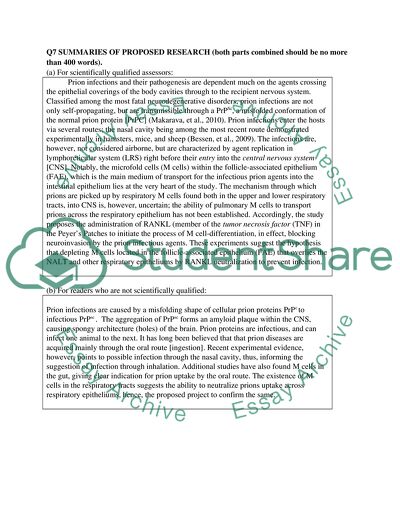 Protection Mechanism against Prion Infection through Inhalation
