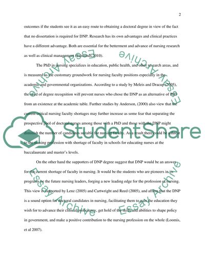 Discuss how a DNP ( Doctor of nursing practice) is different from a traditional phD program
