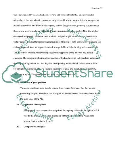 History And Political Science: The Era of American Enlightenment