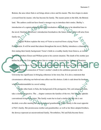 What Ties Mary Shellys Frankenstein to Tony Morrisons Sula